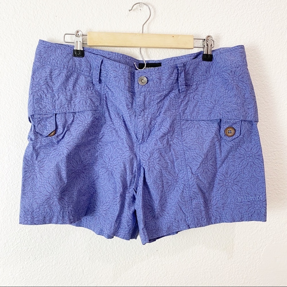 Marmot- Women’s Ginny Floral Outdoor Athletic Shorts Size 14